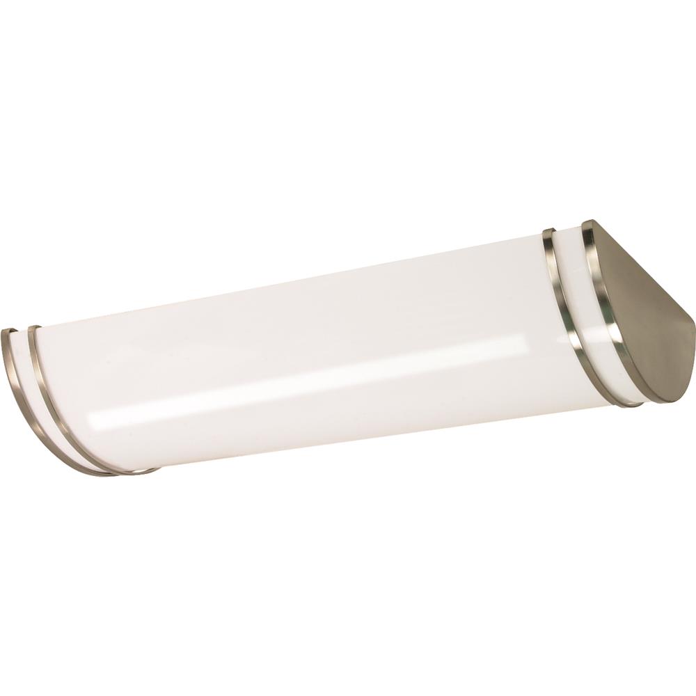 Nuvo Lighting 60/905R  Glamour - 3 Light - 25" - Ceiling - Fluorescent - (3) F17T8 in Brushed Nickel Finish